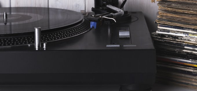Vintage Plattenspieler-Turntables
